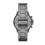 Fossil Bannon Multifunction Chronograph Grey Dial Grey Steel Strap Watch for Men - BQ2491