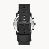 Fossil Commuter Black Dial Black Leather Strap Watch for for Men - FS5504