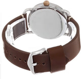 Fossil Commuter Grey Dial Brown Leather Strap Watch for Men - FS5417