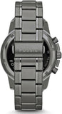 Fossil Dean Chronograph Black Dial Black Steel Strap Watch for Men - FS4721