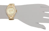 Fossil Riley Gold Dial Gold Steel Strap Watch for Women - ES3203