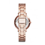 Fossil Jacqueline Rose Gold Dial Rose Gold Steel Strap Watch for Women - ES3665