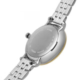 Fossil Jacqueline Analog Moonphase Mother of Pearl White Dial Two Tone Steel Strap Watch for Women - ES5166