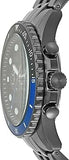 Fossil FB-01 Chronograph Black Dial Grey Steel Strap Watch for Men - FS5835