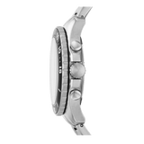 Fossil FB-03 Chronograph Black Dial Silver Steel Strap Watch for Men - FS5725