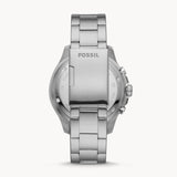 Fossil FB-03 Chronograph Blue Dial Silver Steel Strap Watch for Men - FS5724