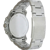 Fossil Grant Sport Chronograph Blue Dial Silver Steel Strap Watch for Men - FS5238