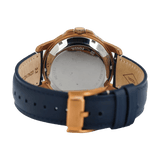 Fossil Grant Twist Multifunction Blue Dial Blue Leather Strap Watch for Men - ME1162