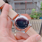 Fossil Grant Twist Multifunction Blue Dial Brown Leather Strap Watch for Men - ME1161