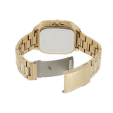 Fossil Inscription Automatic Skeleton Black Dial Gold Steel Strap Watch for Men - BQ2573