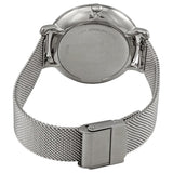 Fossil Jacqueline Mother of Pearl Blue Dial Silver Mesh Strap Watch for Women - ES4322