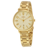 Fossil Jacqueline Gold Dial Gold Steel Strap Watch for Women - ES3971