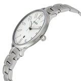 Fossil Jacqueline White Dial Silver Steel Strap Watch for Women - ES3969