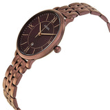 Fossil Jacqueline Brown Dial Brown Steel Strap Watch for Women - ES4100