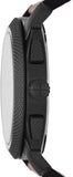 Fossil Machine Chronograph Black Dial Brown Leather Strap Watch for Men - FS5234