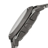 Fossil Machine Chronograph Black Dial Grey Steel Strap Watch for Men - FS4662