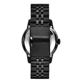 Fossil Townsman Mechanical Black Dial Black Steel Strap Watch for Men -  ME1136