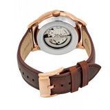 Fossil Townsman Beige Dial Brown Leather Strap Watch for Men - ME3105