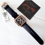 Fossil Multifunction Black Dial Black Leather Strap Watch for Men - BQ2654