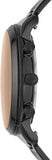 Fossil Neutra Chronograph Black Dial Black Steel Strap Watch for Men - FS5525