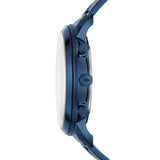 Fossil Neutra Chronograph Blue Dial Blue Steel Strap Watch for Men - FS5826