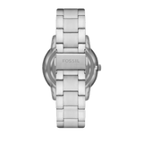 Fossil Neutra Minimalist Moonphase Blue Dial Silver Steel Strap Watch for Men - FS5907