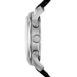 Fossil Pilot 54 Chronograph Black Dial Black Leather Strap Watch for Men - FS5181