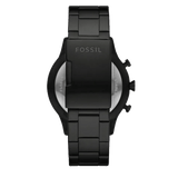 Fossil Pilot Chronograph Black Dial Black Steel Strap Watch for Men - FS5811