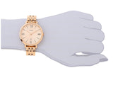 Fossil Jacqueline Rose Gold Dial Rose Gold Steel Strap Watch for Women - ES3435