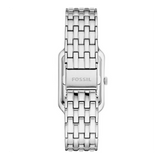 Fossil Raquel Three Hand Date Mother of Pearl Dial Silver Steel Strap Watch for Women - ES5306