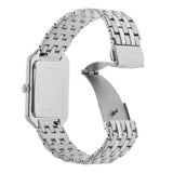 Fossil Raquel Three Hand Date Mother of Pearl Dial Silver Steel Strap Watch for Women - ES5306