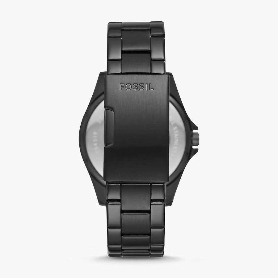 Fossil Riley Multifunction Black Dial Black Steel Strap Watch for Women - ES4519