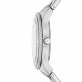 Fossil Stella Sport Multifunction Silver Dial Silver Steel Strap Watch for Women - ES5108