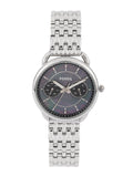 Fossil Tailor Mother of Pearl Black Dial Silver Steel Strap Watch for Women - ES3911