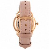 Fossil Tailor Quartz White Dial Pink Leather Strap Watch for Women - ES4393