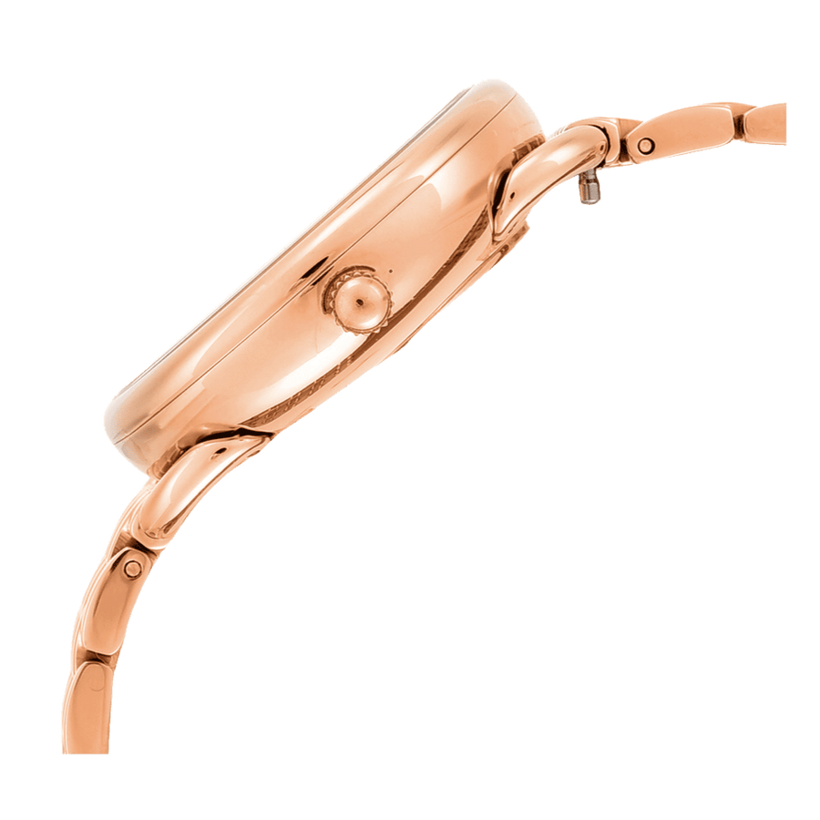 Fossil Tailor Rose Gold Dial Rose Gold Stainless Steel Strap Watch for Women - ES3713