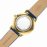 Fossil The Minimalist 3H Analog Blue Dial Blue Leather Strap Watch for Men - FS5789