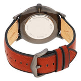 Fossil The Minimalist 3H Grey Dial Brown Leather Strap Watch for Men - FS5479