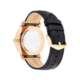 Fossil The Minimalist Black Dial Black Leather Strap Watch for Men - FS5376