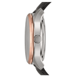 Fossil Twist Multi-Function Chronograph Black Dial Black Leather Strap Watch for Men - ME1099