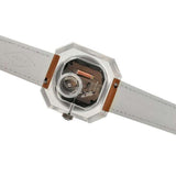 Fossil Candy White Dial Brown Leather Strap Watch for Women - ES3538