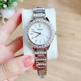 Fossil Jesse White Dial Silver Steel Strap Watch for Women - ES2362