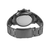 Fossil Retro Pilot Chronograph Black Dial Grey Steel Strap Watch for Men - FS5834