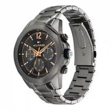 Tommy Hilfiger Lars Chronograph Black Dial Black Steel Strap Watch For Men - 1792061