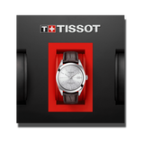 Tissot Gentleman Powermatic 80 Silicium Silver Dial Brown Leather Strap Watch For Men - T127.407.16.031.01