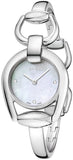 Gucci Horsebit Collection Diamonds Mother of Pearl Dial Silver Steel Strap Watch For Women - YA139506