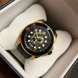 Gucci Dive Quartz Black Dial Black Rubber Strap Watch For Men - YA136219