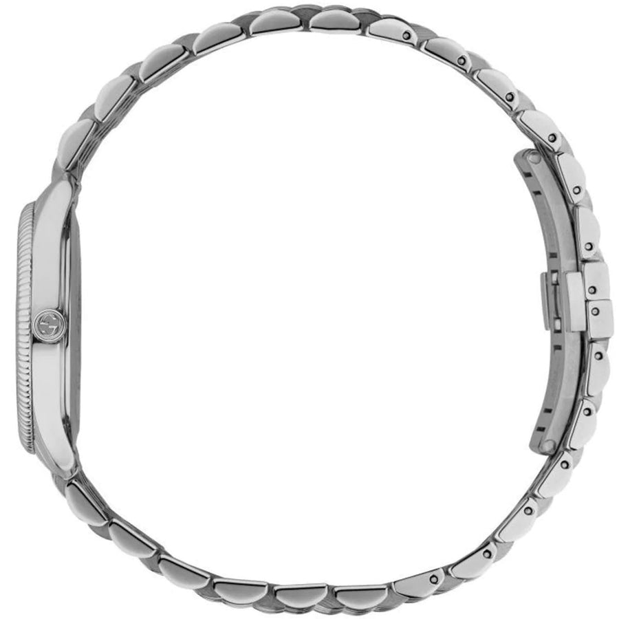 Gucci Dive Quartz Blue Dial Silver Steel Strap Watch For Men - YA136311