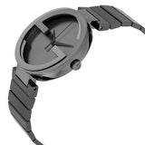 Gucci G Interlocking Quartz Grey Dial Grey Steel Strap Watch For Men - YA133210