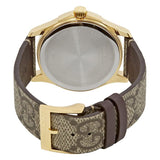 Gucci G Timeless Eye Beige Dial Beige Leather Strap Watch For Men - YA1264022